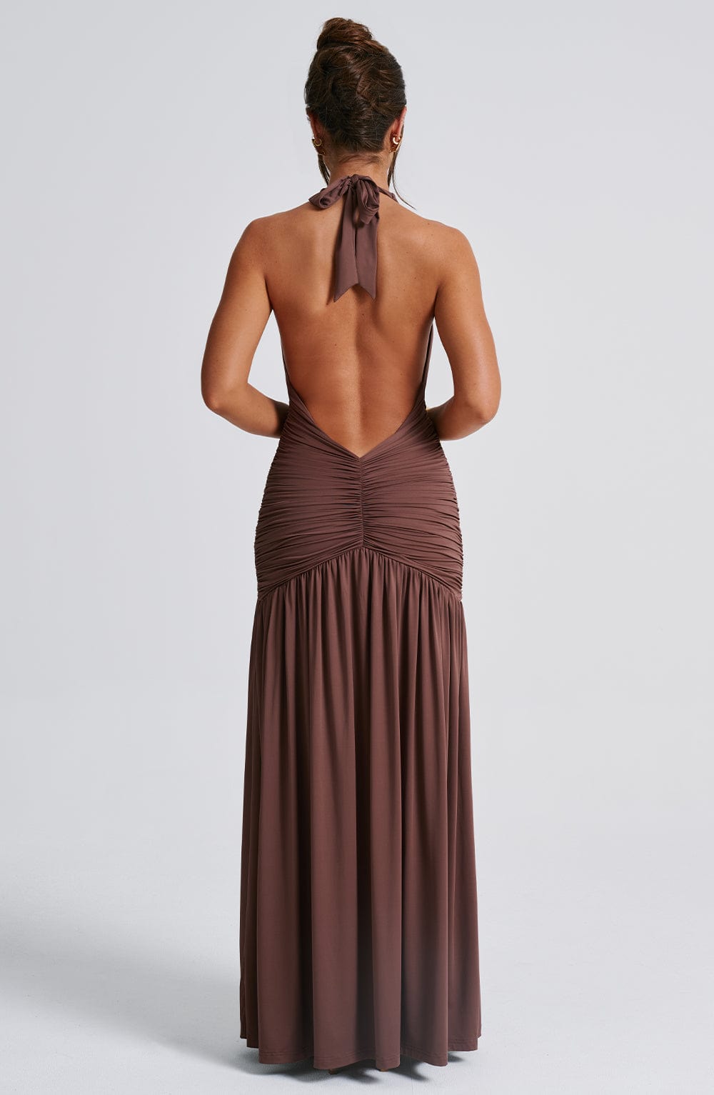 DIYA SPLIT NECK DRESS